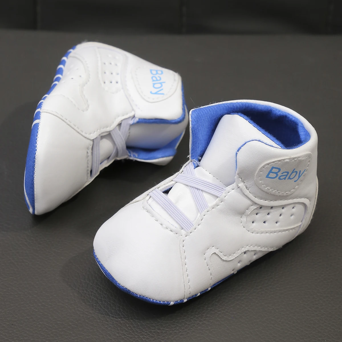 Yibubu Baby Shoes Infant Outdoor Sneakers Newborn Baby Basketball Shoes Non-slip Comfortable Soft Sole First Walking