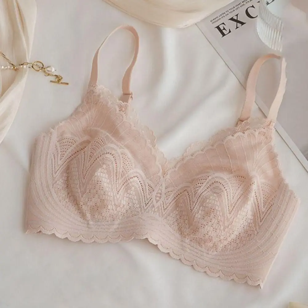 حمالة صدر شبكية من الدانتيل قابلة للتنفس عميقة على شكل حرف V مضادة للترهل للنساء ملابس داخلية قابلة للتعديل ومضادة للصدمات للفتيات #3