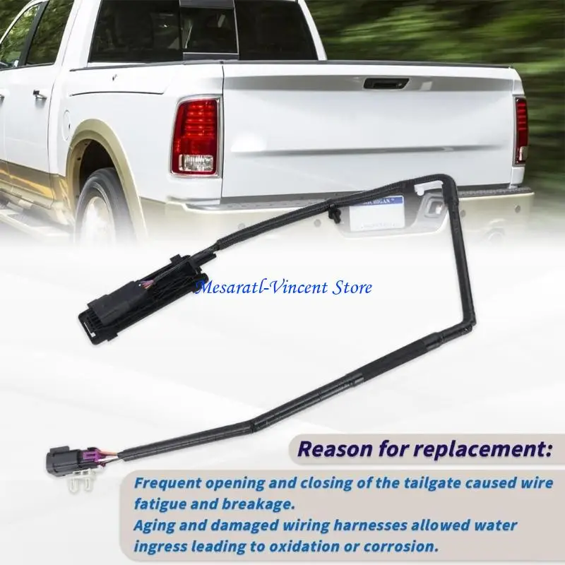 A70F Wiring Harness for 1500 2500 3500 Tailgate Camera Connection Maintenance Work