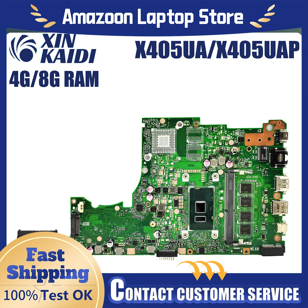 

Для материнской платы ASUS X405UAP S4000U S4100U X405UA X405UB X405UQ X405UR X405URP 100% протестировано