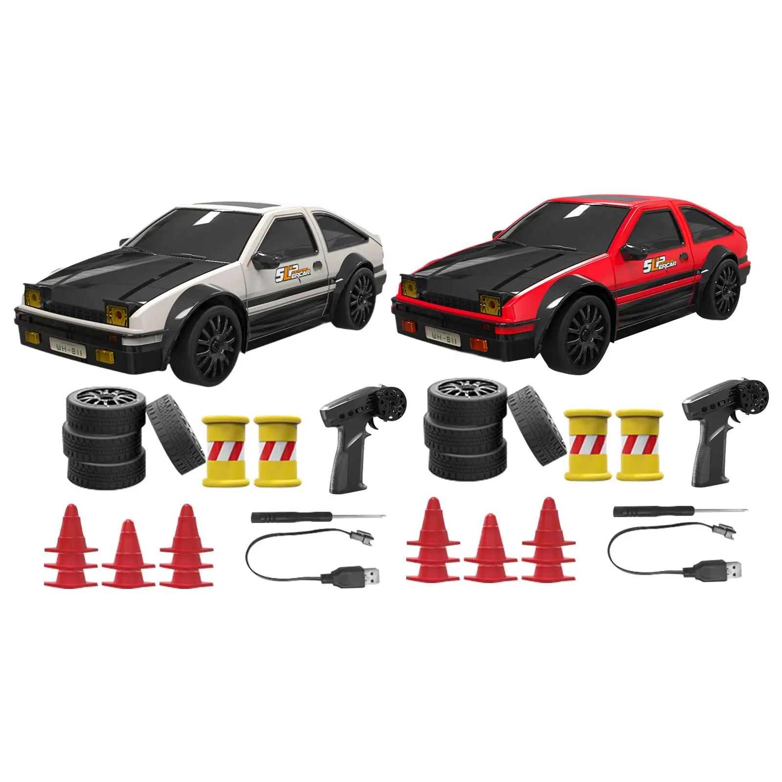 Modèle de voiture Drift pour garçons et filles, véhicule à grande vitesse, universel, cadeau, échelle 1/24