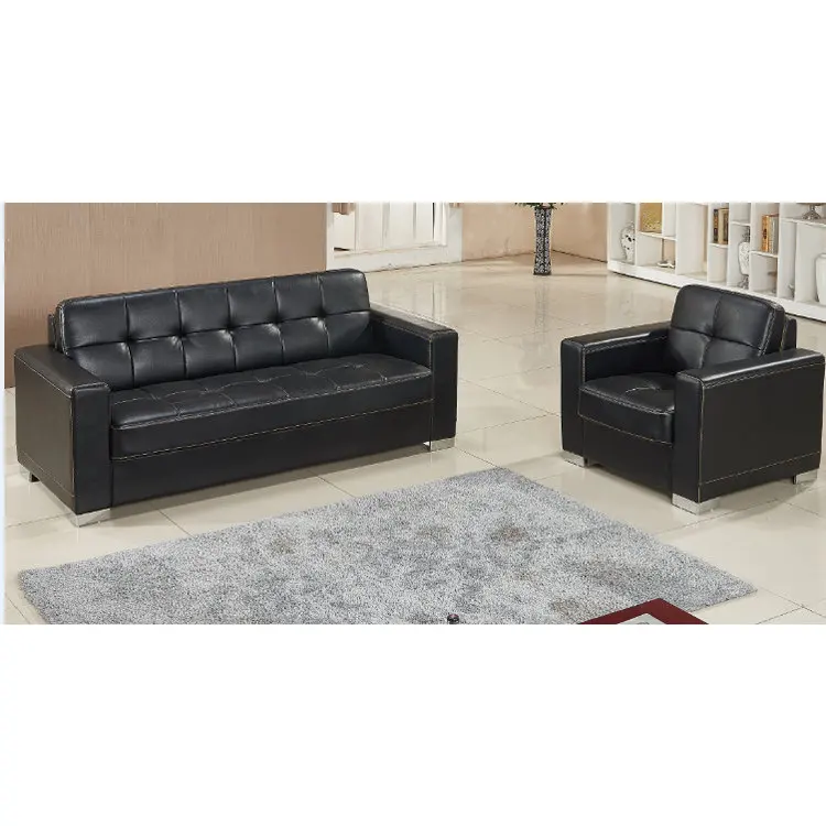 Picture 7: Wholesale  Commercial  Office Furniture  Meeting Room Sofas    Sectional  Sofa Sets  Luxury  1 1 3 Seater Office Sofa