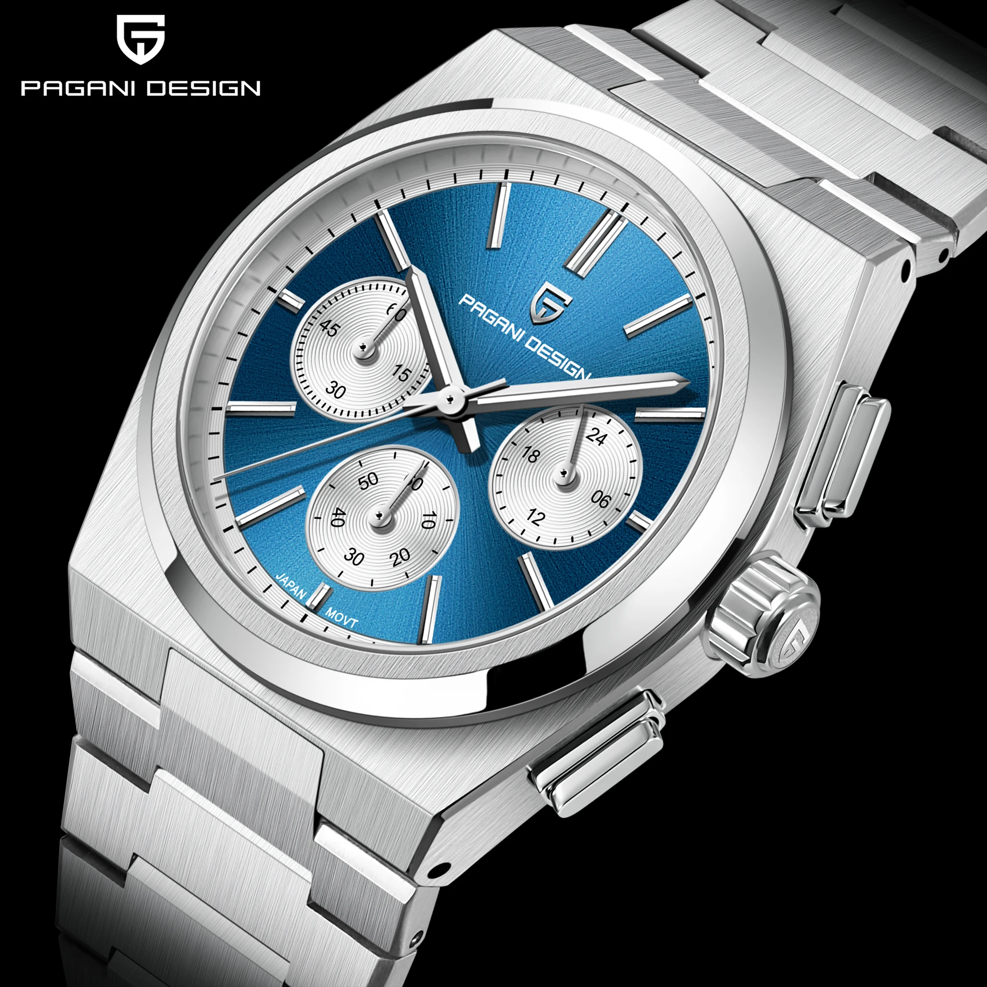 

PAGANI DESIGN 2024 Men Quartz Watches Sports Waterproof WristWatch for Men Sapphire Glass PRX Automatic Watch Relogio Masculino