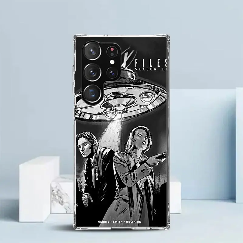 The X Files I Want to Believe Phone Case For Samsung Galaxy S22 S23 S24 Ultra S21 S20 FE S10 Plus S10E S9 S8 + S7 Edge Soft TPU