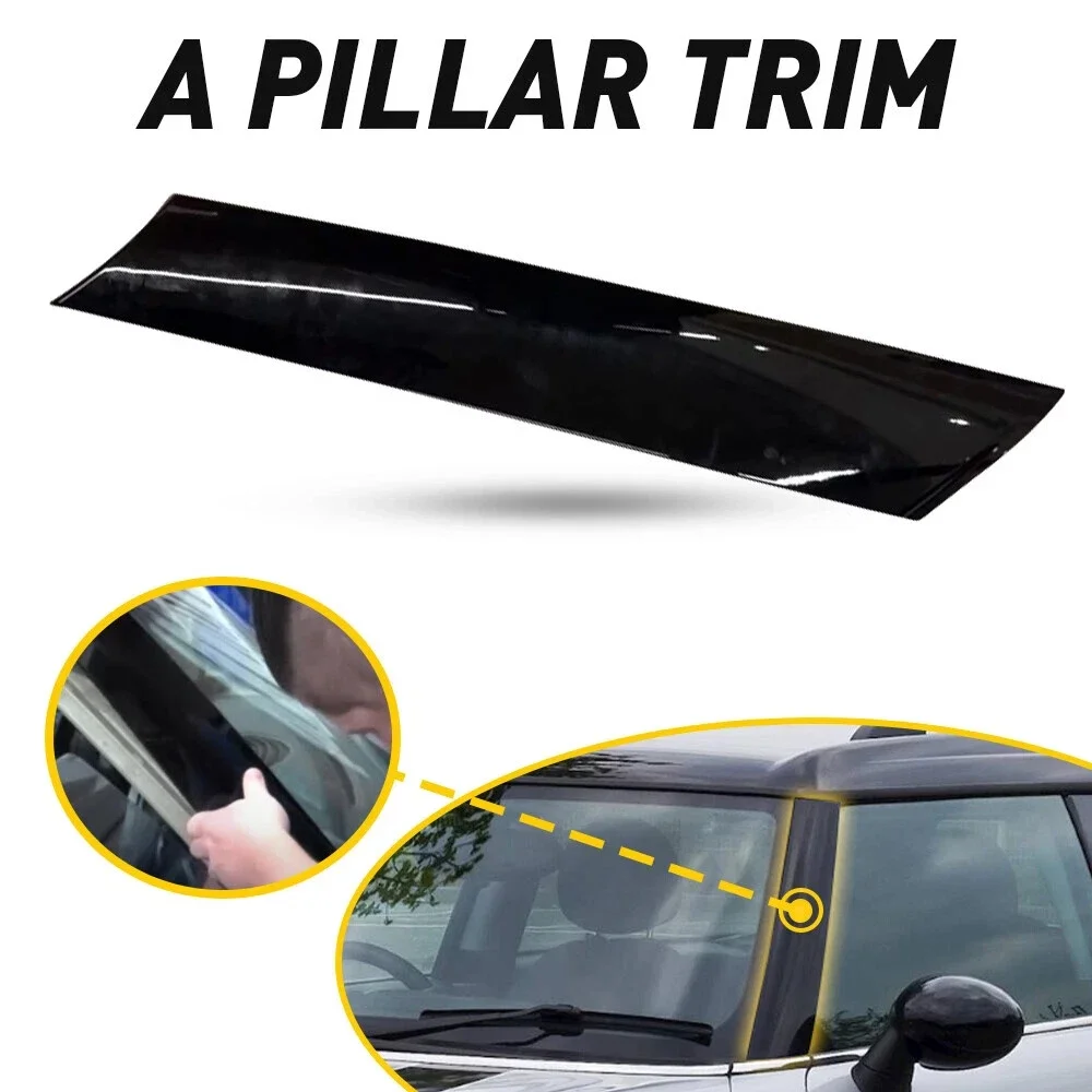 1pc Left/Right Windshield Post Trim A Pillar Molding Cover For Mini Cooper R55 R56 R57 2007-15 Windshield Side Molding