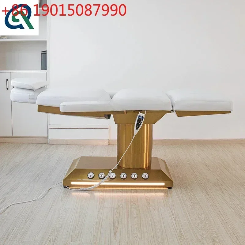New Electric Beauty Bed Micro-Whole Chair Multi-Function Massage Physiotherapy Hair Planting Bed Factory