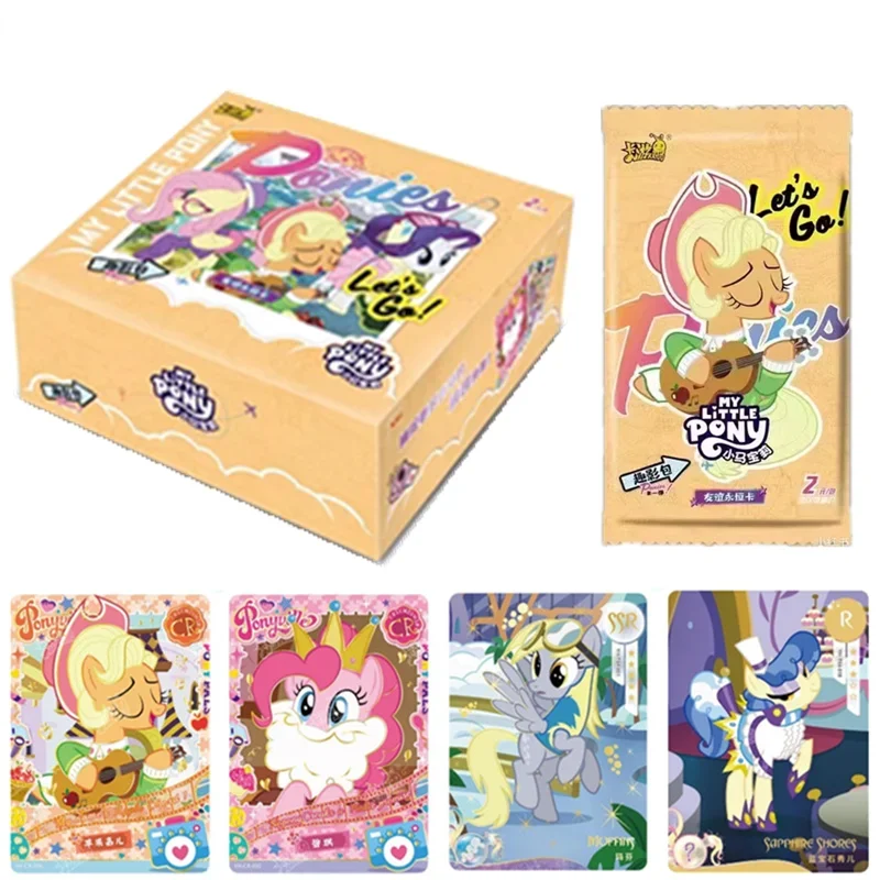 

KAYOU My Little Pony Cards Glow Moon Rainbow Packs Twilight Packs Magic Parade Collectible Card Books Twilight Sparkle Applejack