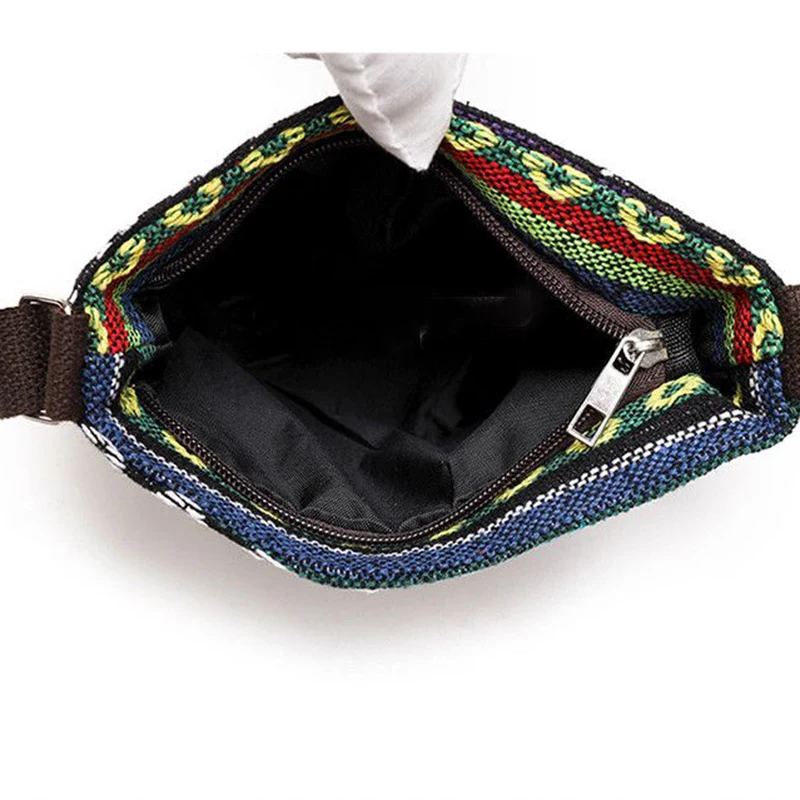 Damen-Umhängetasche, Handytasche, bestickte Umhängetasche im Ethno-Stil, kleine Retro-Leinentasche – Detail 26