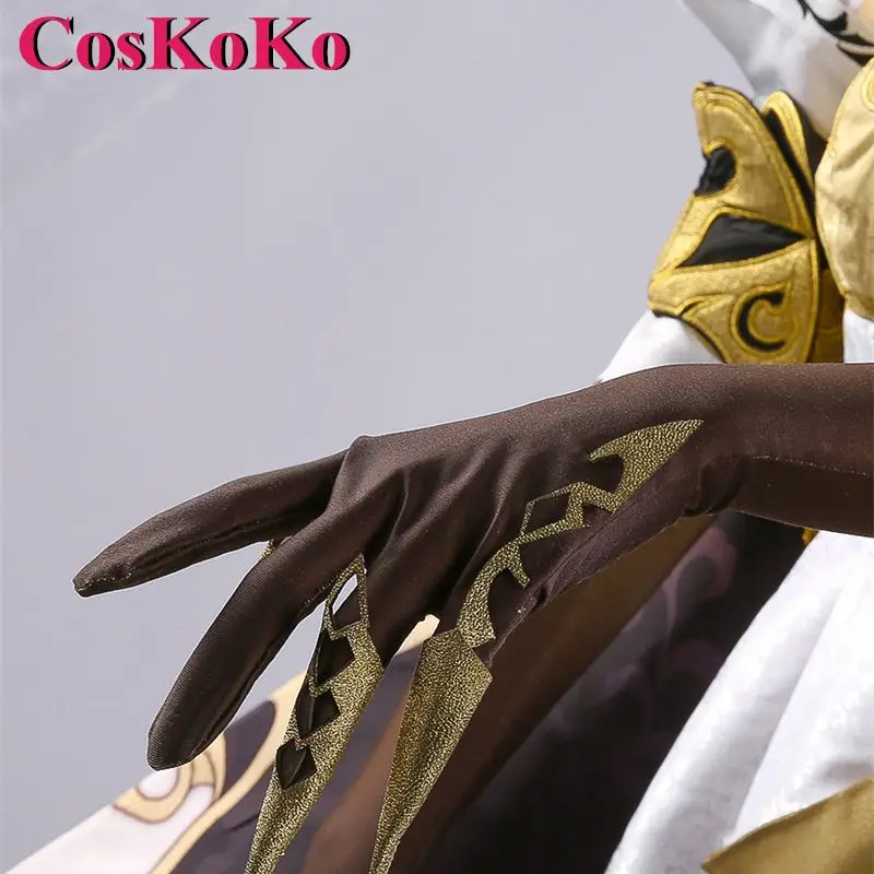 CosKoKo Ningguang Cosplay Anime Game Genshin Impact Costume Cheongsam Gorgeous Dress Uniform For Women Party Role Play Clothing