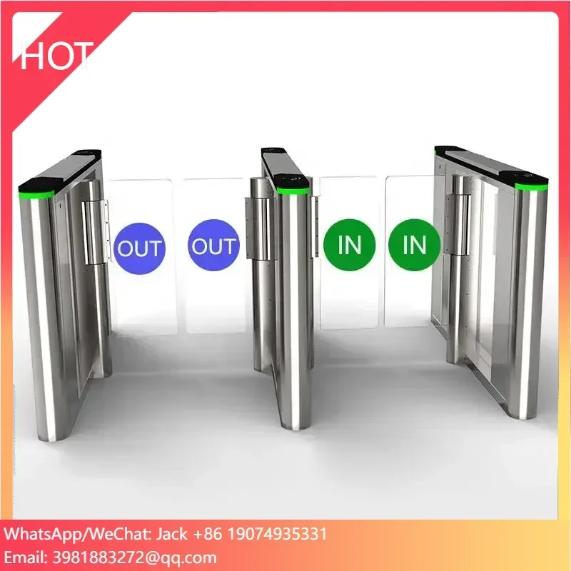 

Turnstile Swing Gate RFID Card Reader Access Control Security Turnstile Gate Outdoor/indoor Swing Turnstile Gate
