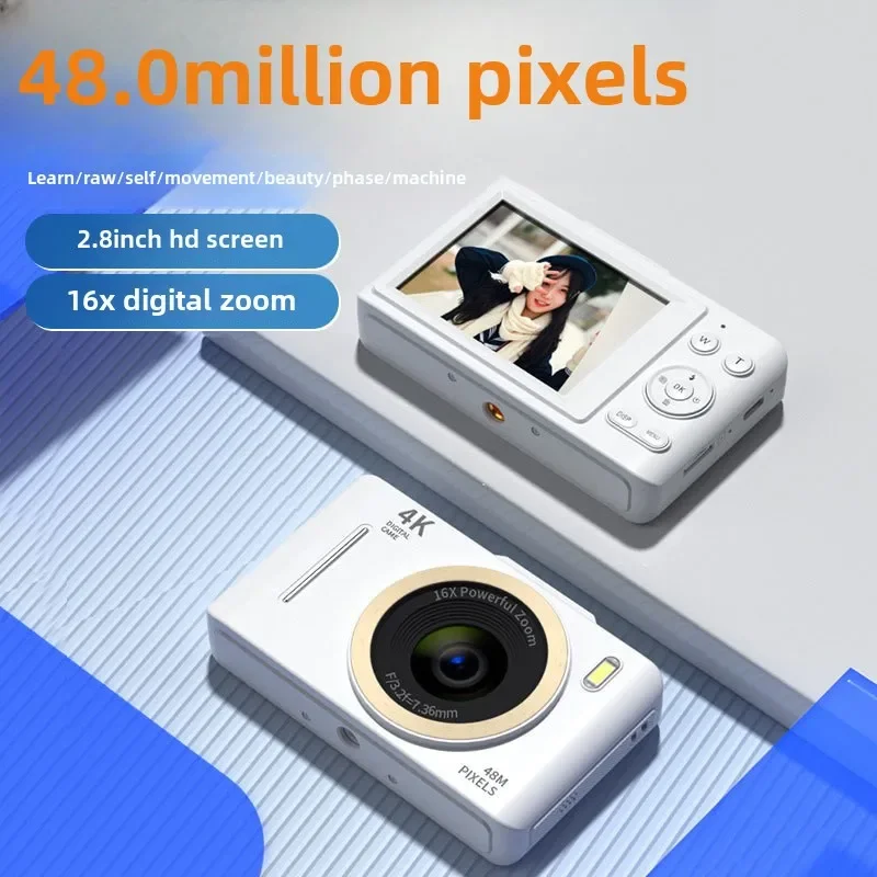 High definition digital camera ccd student 4K retro camera photo high value zoom sports