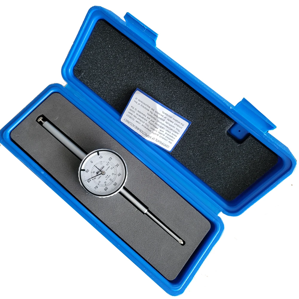 Dial Indicator White Dial 0-50mm 0-2 INCH Travel DIAL Indicator large indicator gauge Measuring Tool