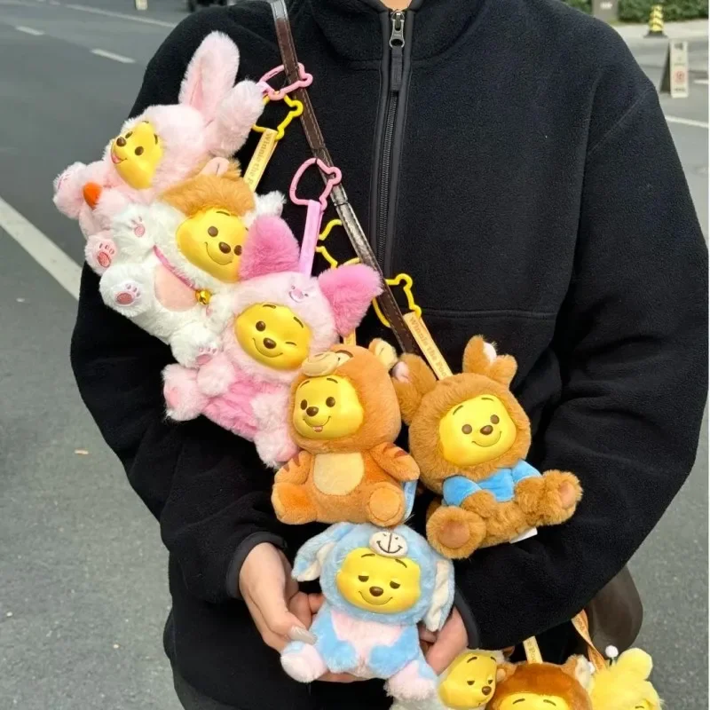 Disney Winnie the Pooh Naughty Party Vinyl Plush Blind Box Pooh Bear Bag Pendant Mystery Box Surprise Toy Cute Doll Decor Gifts - Image 2