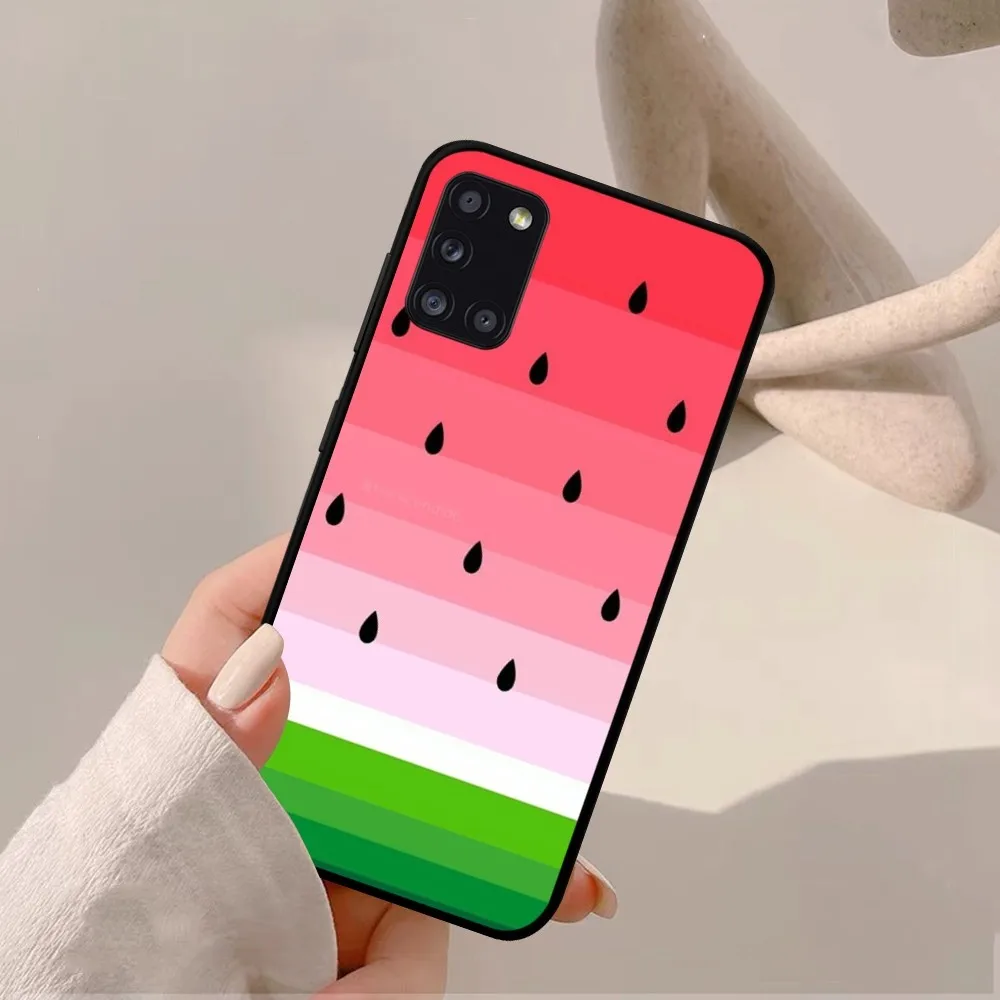 Summer Cartoon Watermelon Phone Case For Samsung A 10 11 12 13 20 21 22 30 31 32 40 51 52 53 70 71 72 73 91 13 shell