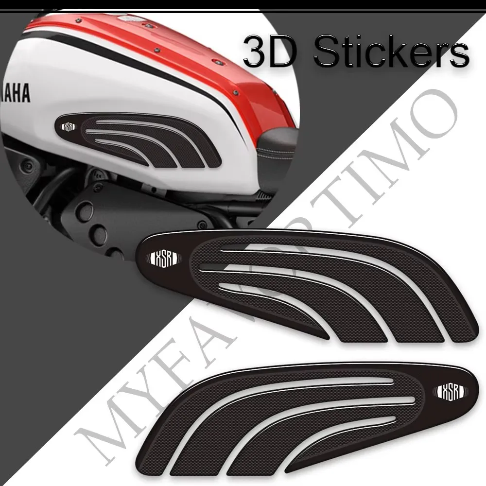 For Yamaha XSR 700 XSR700 Motorcycle Gas Fuel Oil Kit Knee Tank Pad Protector Stickers Decals 2018 2019 2020 2021 2022