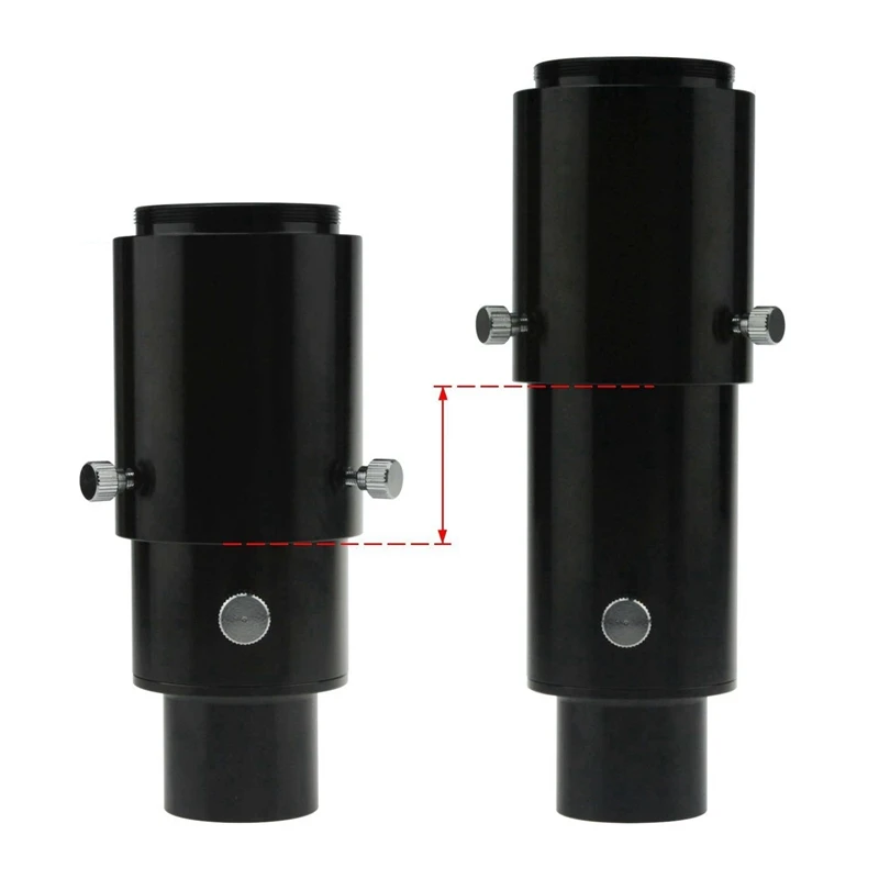 1.25 Inch Variable Telescope Camera Adapter Extension Tube For Prime Focus And Eyepiece Projection Photography