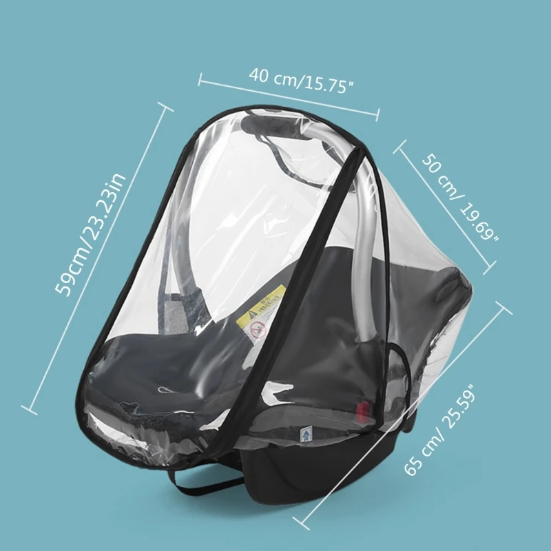 Infant Weather Shield- Travel Carriers Raincover Car Accessory Rain Cover top quality