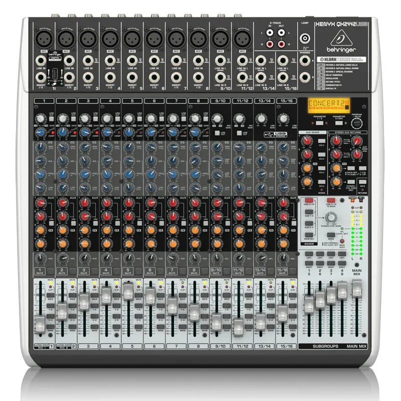 

Behringers X2442USB 16 Professional Performance Stage Mixing Console Sound Card Import Effect Sound Console