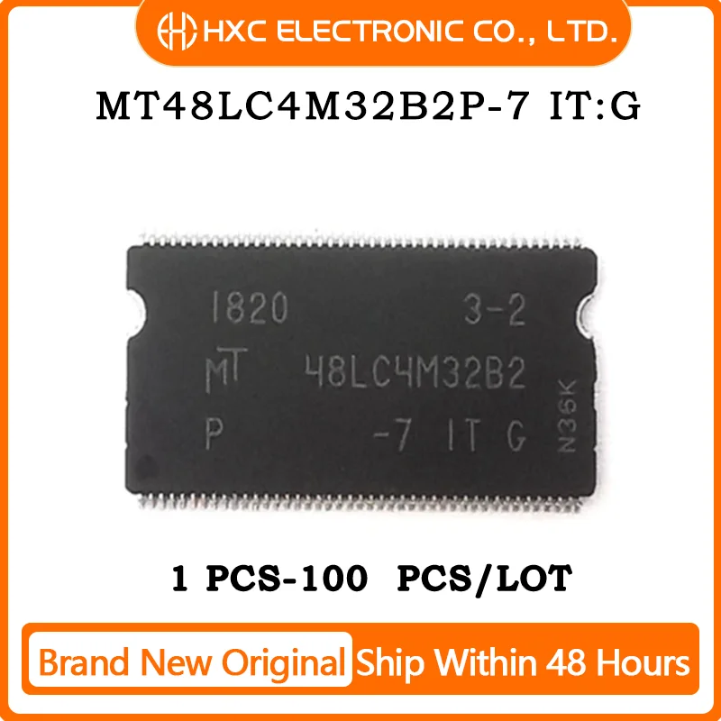 Free Shipping 1PCS/10PCS/50PCS/100PCS MT48LC4M32B2P-7 IT:G MT48LC4M32B2P Brand New Original IC CHIP