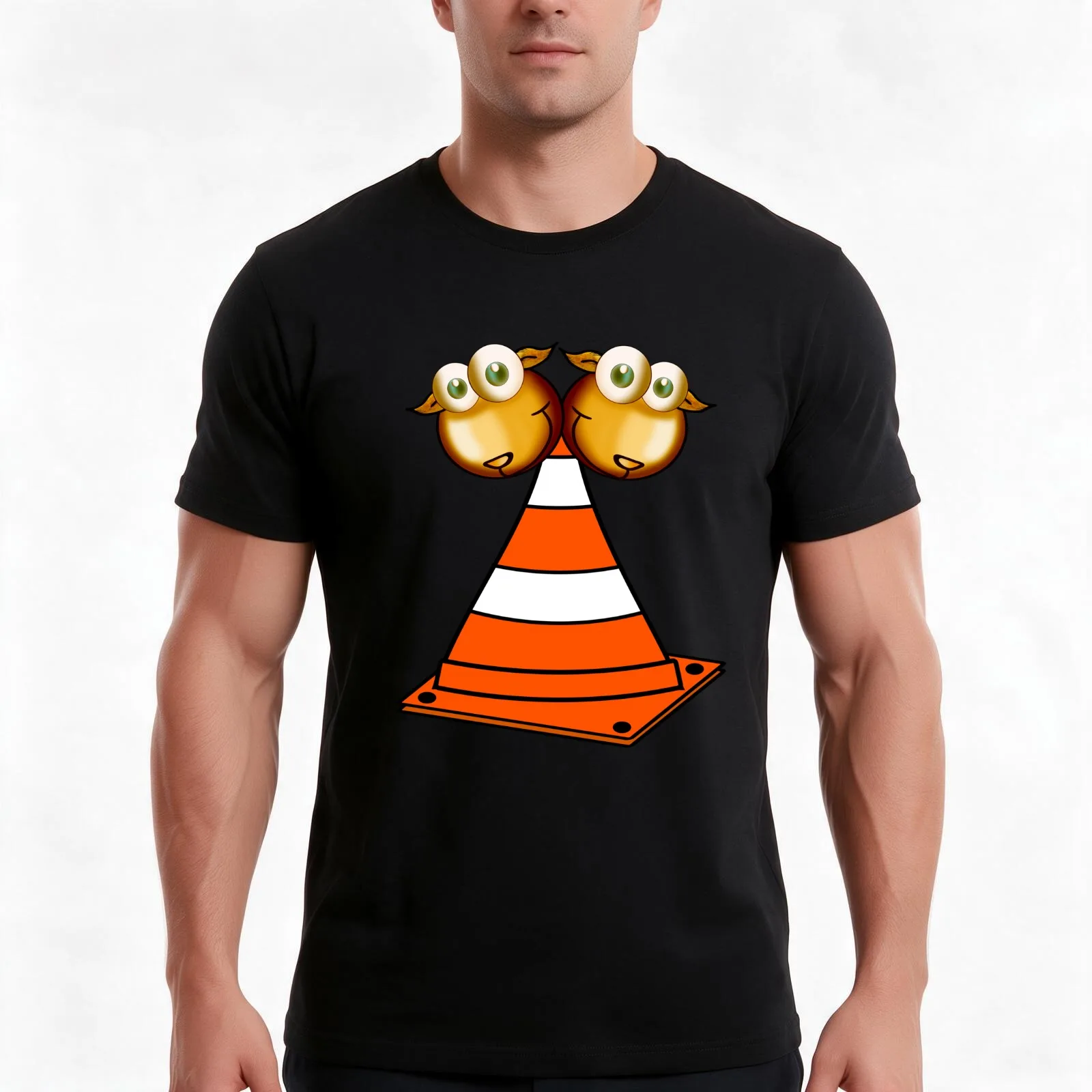 Pylons T-Shirt, Summer Casual Cotton Tee, Oversized Streetwear Tops, Vintage Graphic Print, Loose Fit Short Sleeve, 100% Cotton