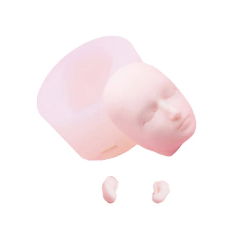 Dolls Face Silicone Mold Fondant Molds DIY Cake Decorating Tools Sugarcrafts Clay Chocolate Gumpaste Molds Baking Tools