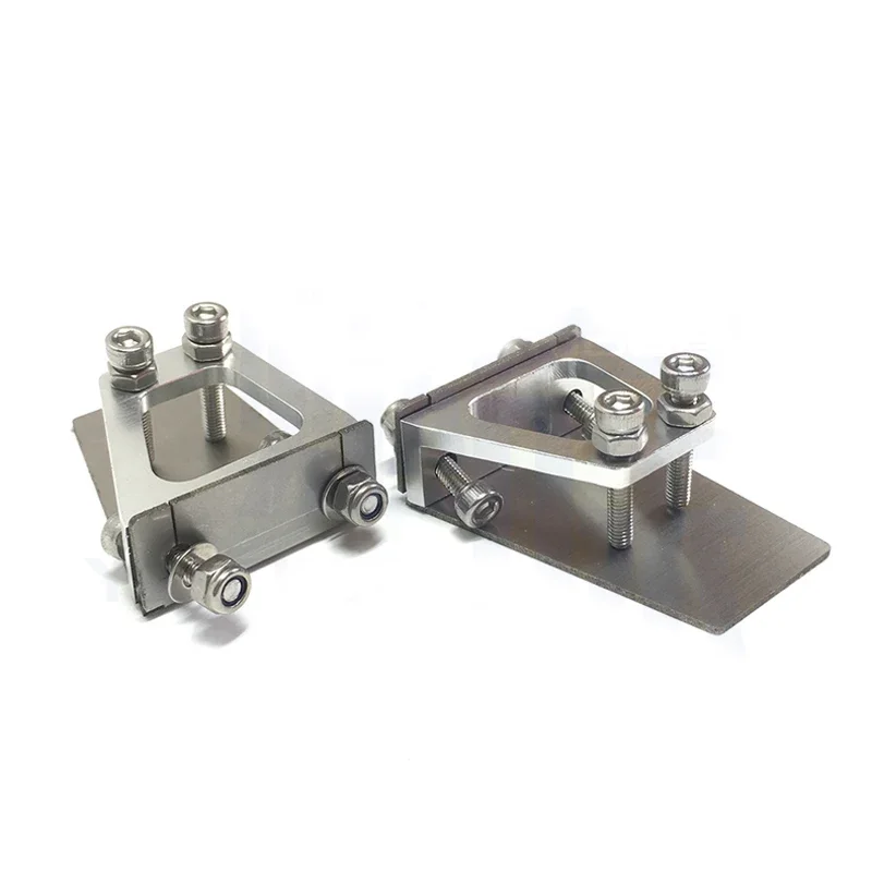 1Pair RC Electric Boat Trim Tab Flaps 30x40x13.5mm Metal Water Pressure Board Tail Wave Plate for 60-75cm Racing O Ship Model