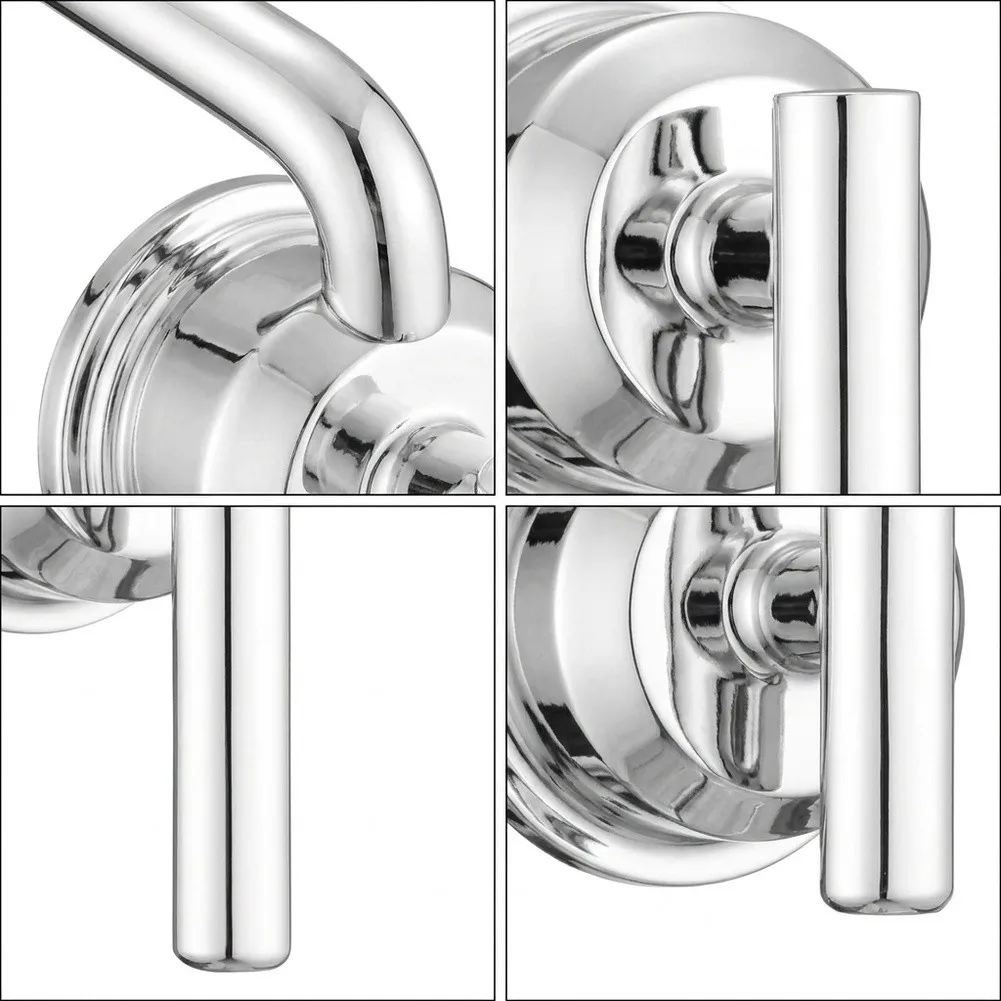 Bathroom Faucet Adapter Shower Valve Handle For Daily Bathroom Use Robust Metal Construction Easy Diy Installation