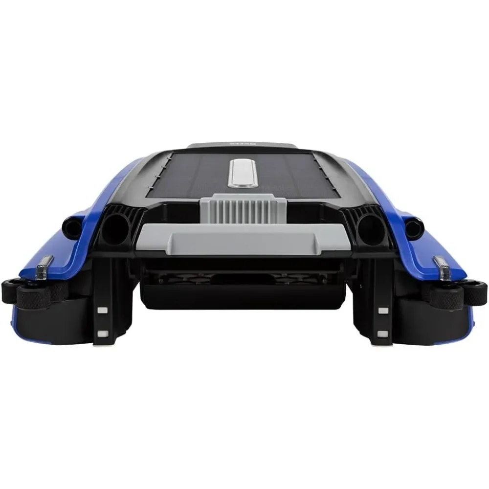 Solar Powered Automatic Robotic Pool Skimmer Cleaner with Enhanced Core Durability and Re-Engineered Twin Salt Chlorine Tolerant