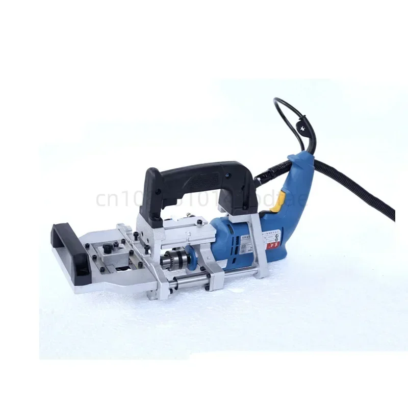 220V Portable Side Hole Machine Wooden Pin Side Hole Puncher Oblique Hole Drilling Woodworking Milling Machine Slotting Tool