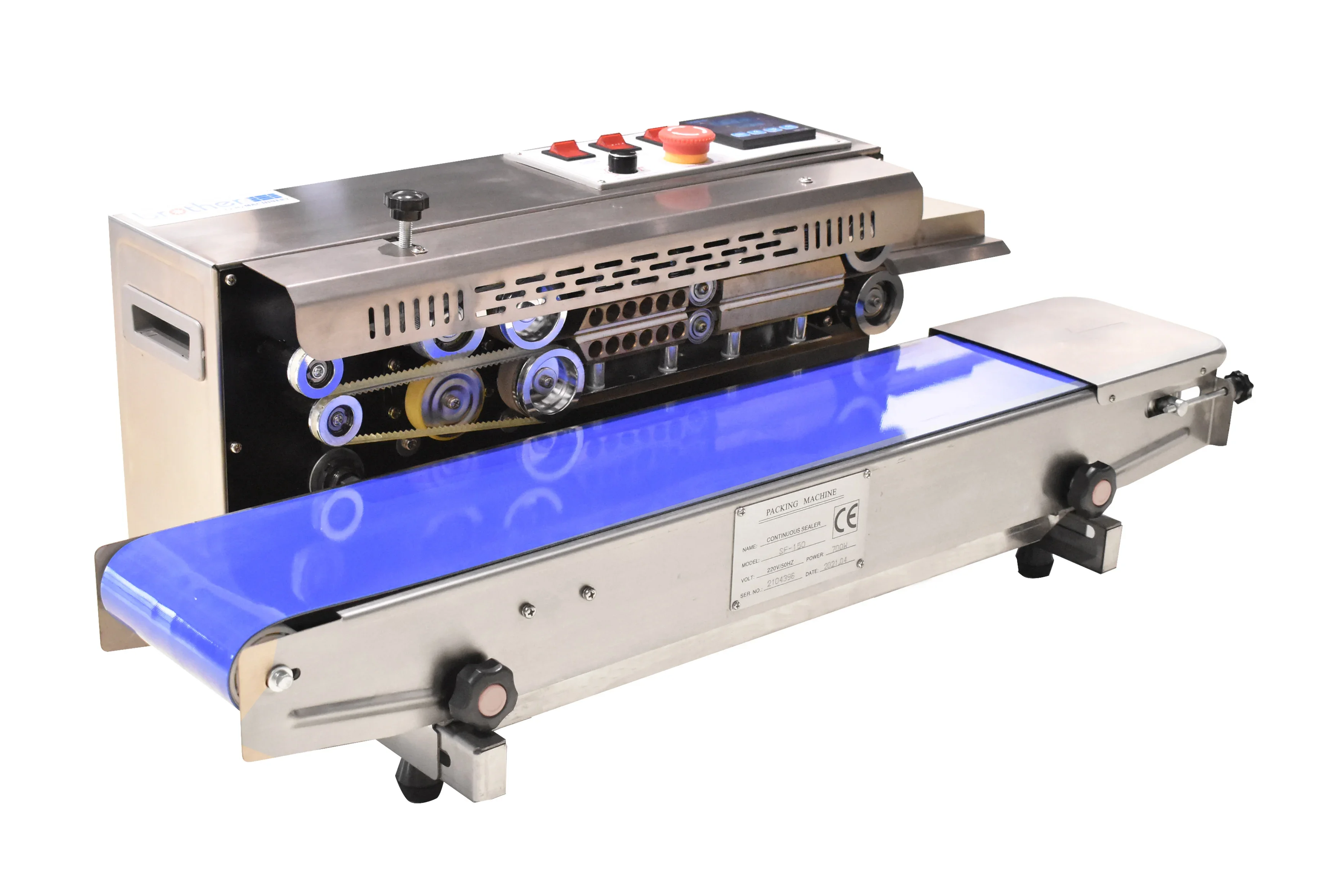 Bropack SF150W continous band sealer,  continuous bag sealing machine band sealer, automatic horizontal band sealer