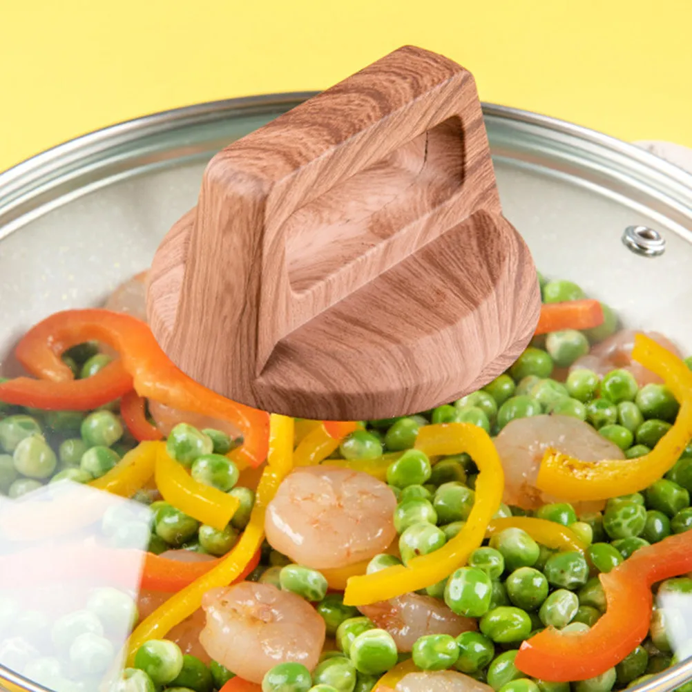 Visible Tempered Glass Pot Cover Safe Material Steam Retaining Cooking Lid with Insulated Handle Anti Oil Splashing Multipurpose