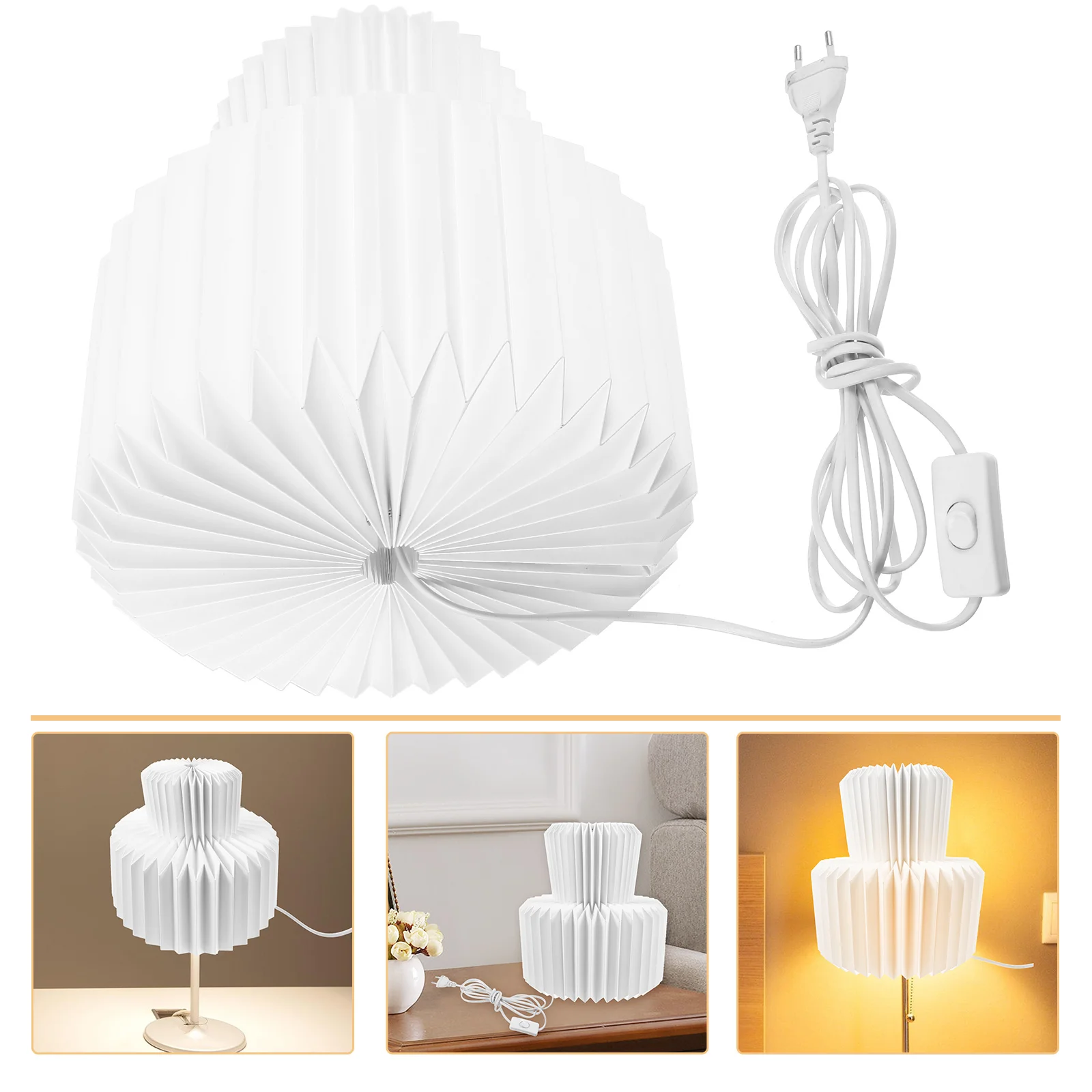 

Modern Small Japanese Lanterns Lamp Japanese Paper Lantern Bedroom Light Rice Lamp Shade Dorm Nightstand Light Eu Plug