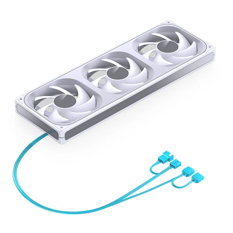 JONSBO ZB-120/240/360 Computer Case Fan 12CM 5V ARGB 120mm Monolithic Structure Water-Cooled Fan PWM Forward/Reverse Fan Kits