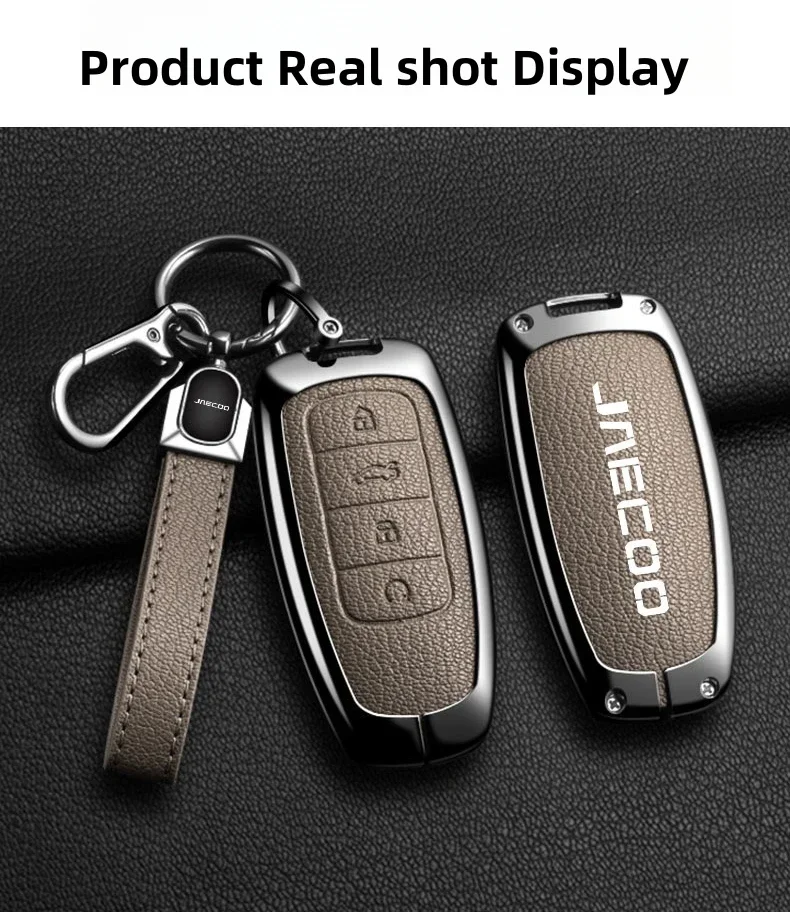 Zinklegierung Schlüsselhülle für Chery JAECOO J7 J8 Schlüsselabdeckung Arrizo Tiggo 8PRO Tiggo 9 Omoda S5 Schlüsselanhänger Zubehör – Detail 11