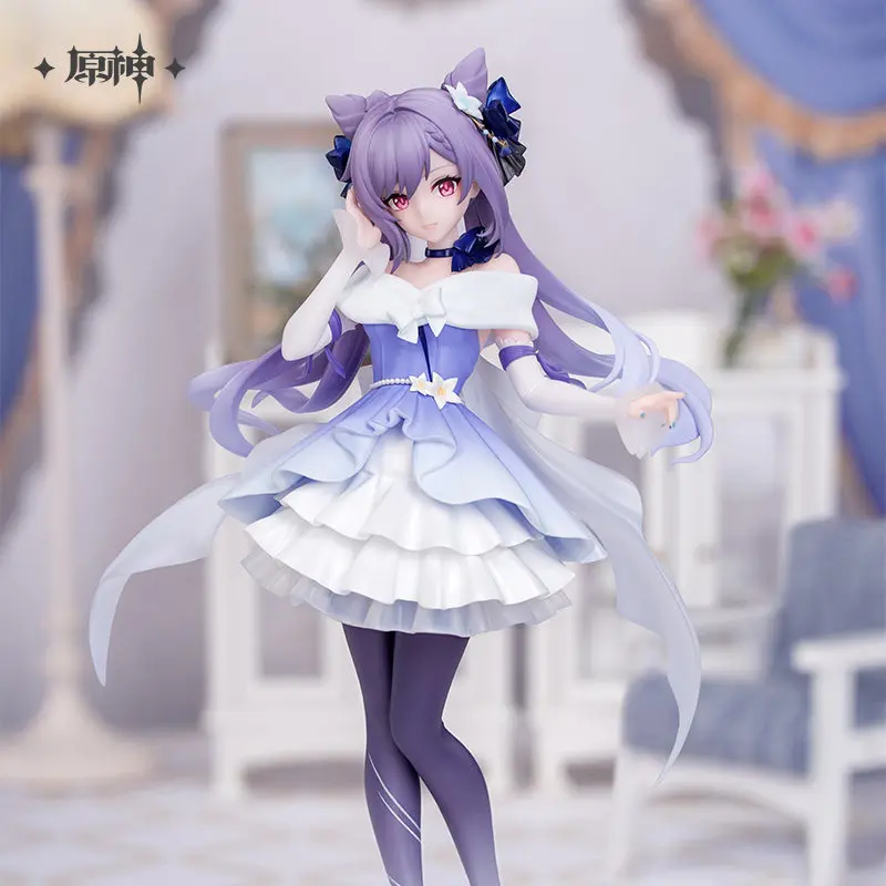 

Official Genshin Impact Keqing Bright Night Banquet 1/8 Scale Figure Desktop Decor Anime Style Model Collection Hobby Gift