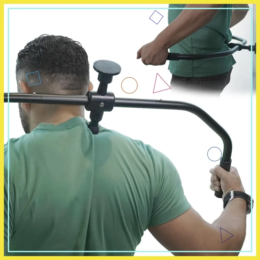 

Ручной массажер для глубокого воздействия на ткани, для снятия боли в спине, шее, плечах и для полного самомассажа всего тела.