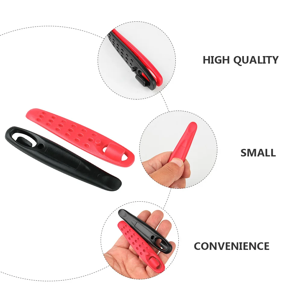 Palancas de neumáticos de bicicleta, juego de herramientas de reparación de barra de palanca ligera de plástico de alta calidad, abridor de neumáticos, Kit de reparación de bicicletas, 4 Uds.