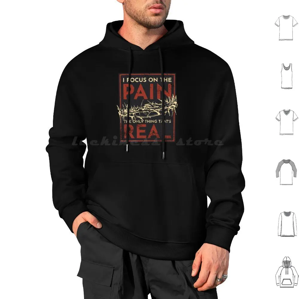 Pain Is Real Hoodies Long Sleeve Hurt Johnny Cash Country Crown Of Thorn Song Good Song Life Music 90S Empire Lyrics