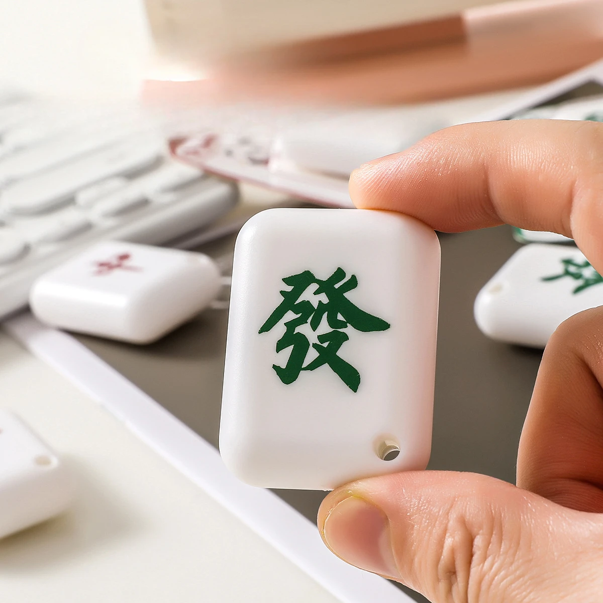 1Pc Cute Mini Chinese Mahjong Utility Knife Portable Pocket Cut Tool Envelope Express Box Opener Kawaii Paper Cutter Stationary