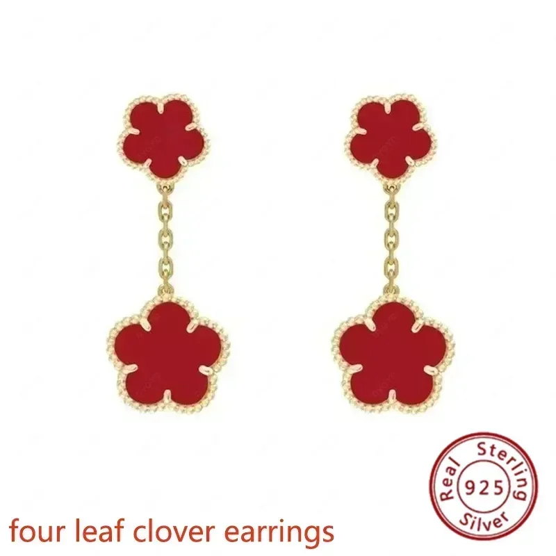 Title: Chic & Stylish S925 Silver VCA Earrings 2024, Enhance Your Look