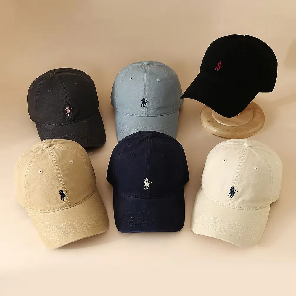 Unisex Letter Embroidery Hip‑Hop Baseball Cap Adjustable Casual Outdoor Sunscreen Hat Men Women Daily Streetwear Caps