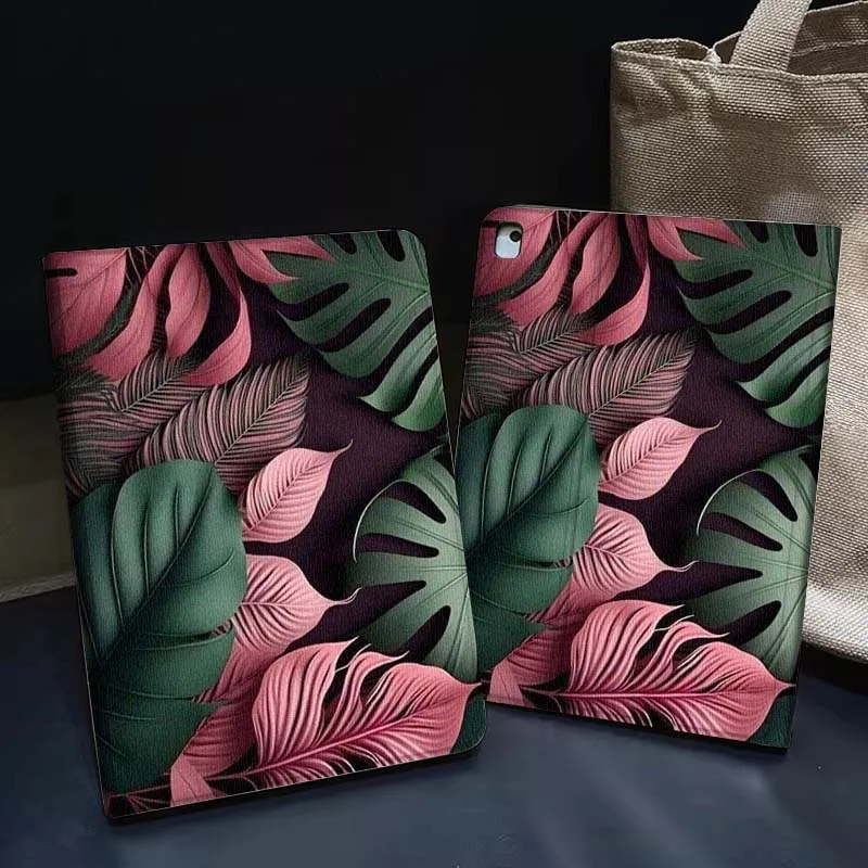 

Art Leaf Design Pattern For iPad Pro Air 5th 6th 7th 13 M3 M4 M5 12.9 13.3 inch 2017 2022 2024 2025 Tablet Case