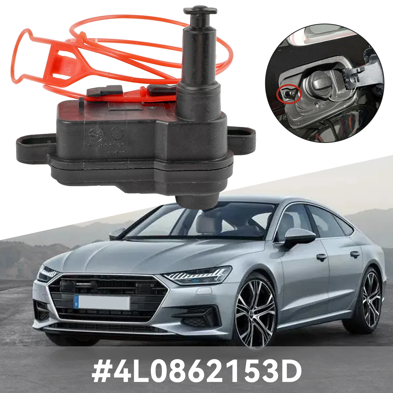 Control Fuel Tank Cover Switch Flap Door Cap Lock Actuator Release Motor 4L0862153D Car For Audi A1 A3 A6 C7 Avant A7 Q3 Q7 RS5 