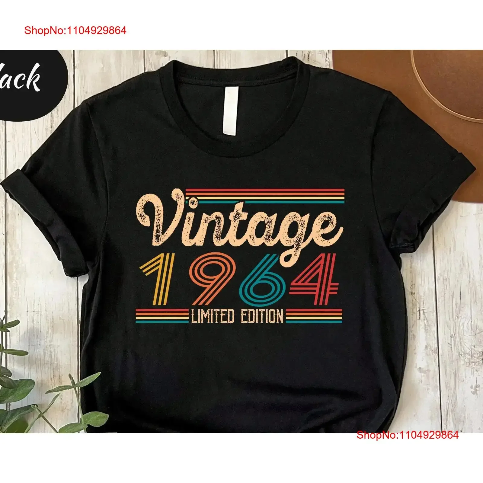 

Женская футболка на 61-й день рождения, винтаж 1964, ограниченная серия, винтажная, слегка мягкая, унисекс, удобная, повседневная, мода