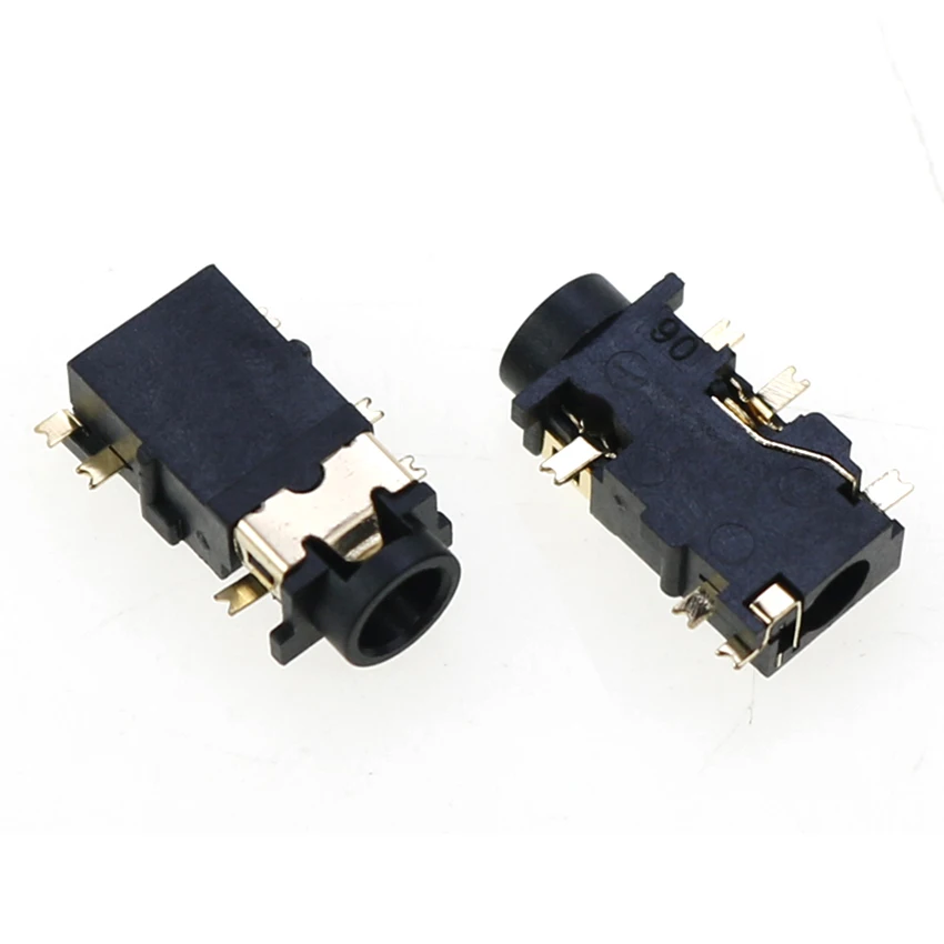 Cltgxdd 1pcs 2.5mm/3.5mm Jack Female Audio Connector 6 Pin DIP SMD Headphone Jack Socket PJ-342 PJ342 PJ-242 Audio Port