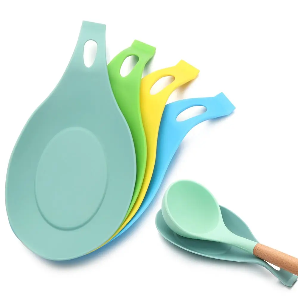Accessories Stove Organizer Plate Holder Scoop Bracket Stand Placemat Utensil Holder Heat Resistant Spoon Shelf Spoon Rest