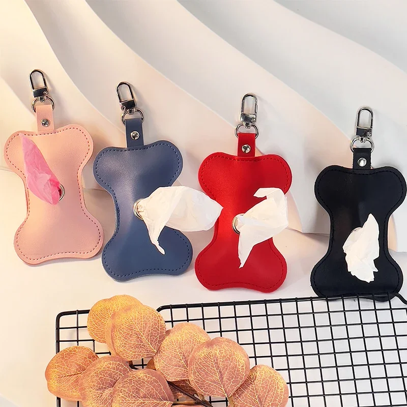 

Bone Shaped Enlarged Storage Bag Dog Poop Pickup Bag Dispenser Waste Bag Carrier Dispenser Clean Pick Up Tools Pet Accessories