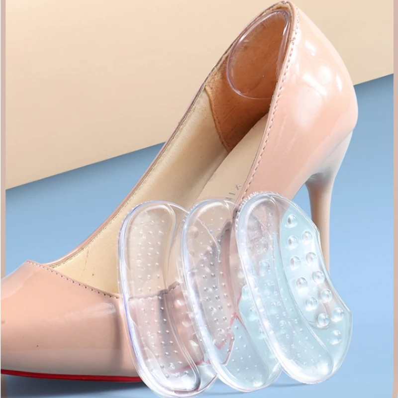 

1Pair Heels Grips Silicone Heel Stickers for Women Men Anti Slip Heel Cushions Non-Slip Inserts Pads Foot Heel Care Protector