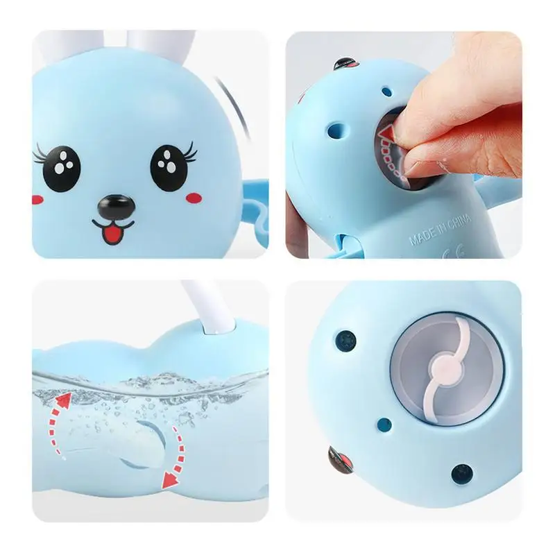 Kids Bathtub Toys Clockwork Children Shower Tub Toys Animal Shower Pool Toy Lovely Animal Bathroom Toy For Travel Companion