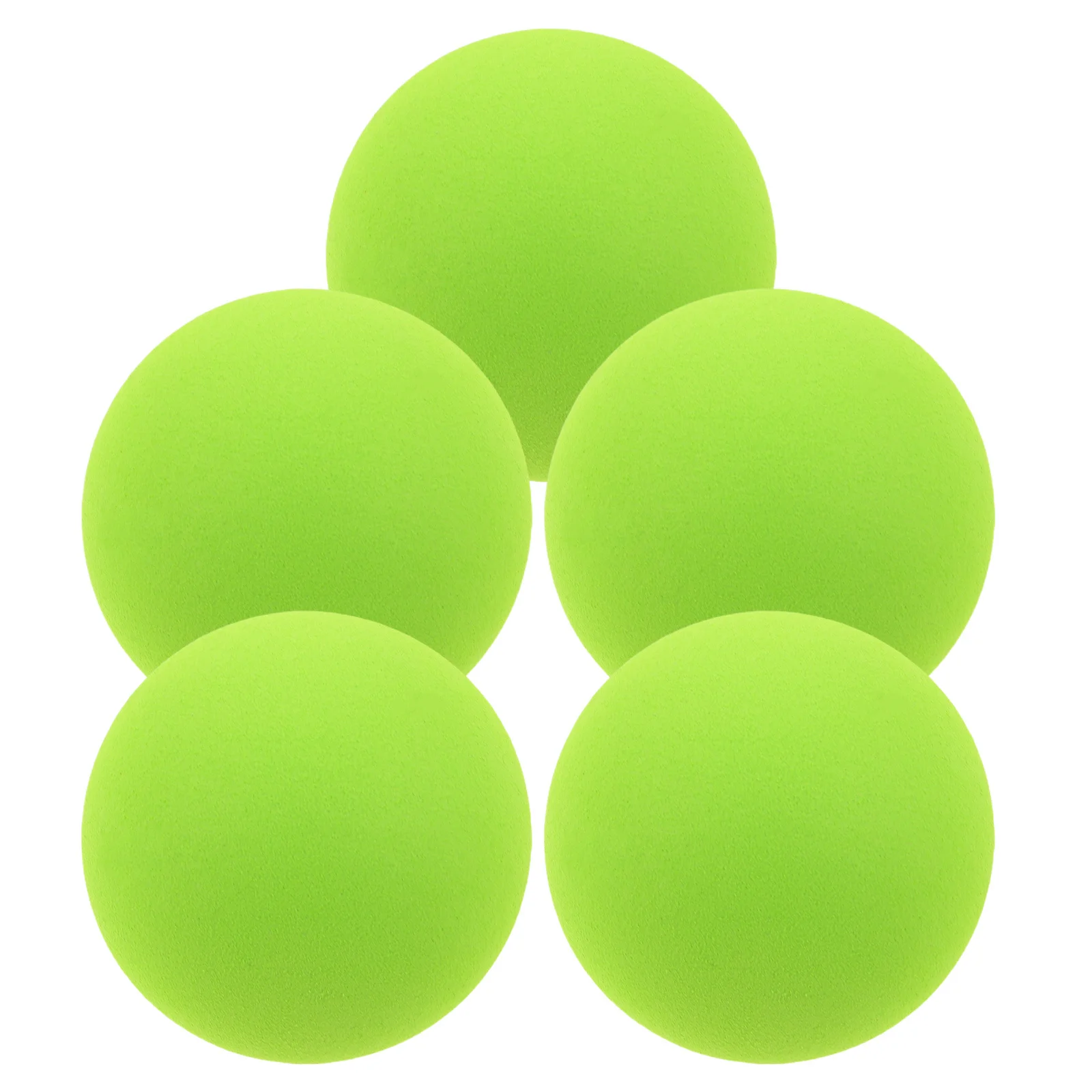 

5Pcs Children Training Baseball Soft Green Eva Sponge Practice Balls Indoor Birthday Party Favor Foam Balls Eva Kids Baseball